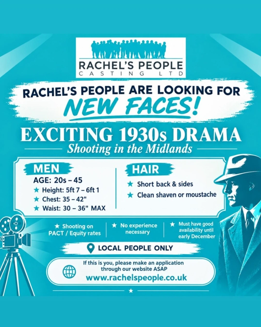 New Faces for 1930s Drama main artwork