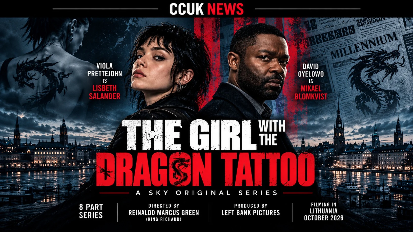 The Girl with the Dragon Tattoo Returns: Sky Reveals Its New Leading Stars