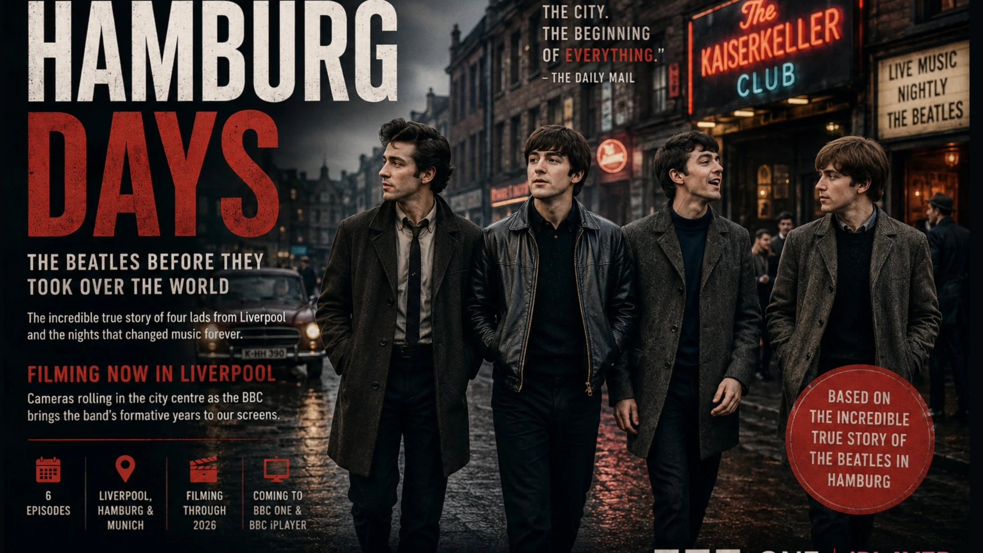 New Beatles Drama Hamburg Days Filming in Liverpool as BBC Brings Band’s Early Years to Television