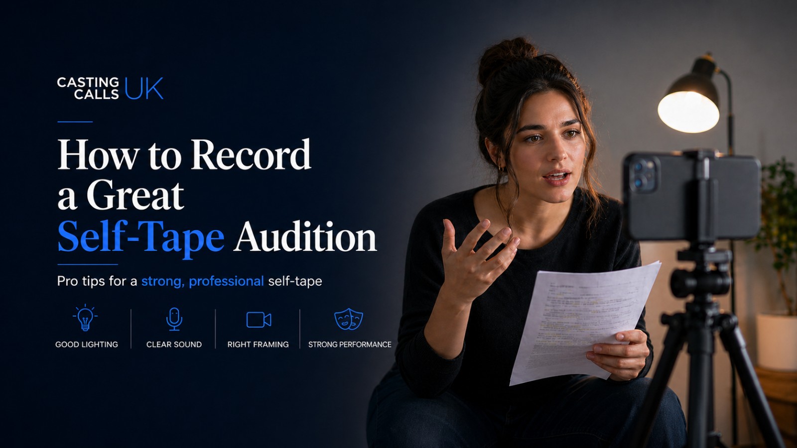 How to Record a Great Self-Tape Audition at Home